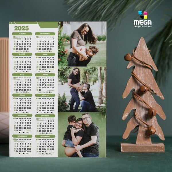 Calendário 2025 - Personalizado com Foto - com ímã - Image 4