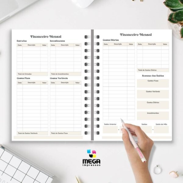 Planner Permanente - Sem Data - Semanal - Imagem 5